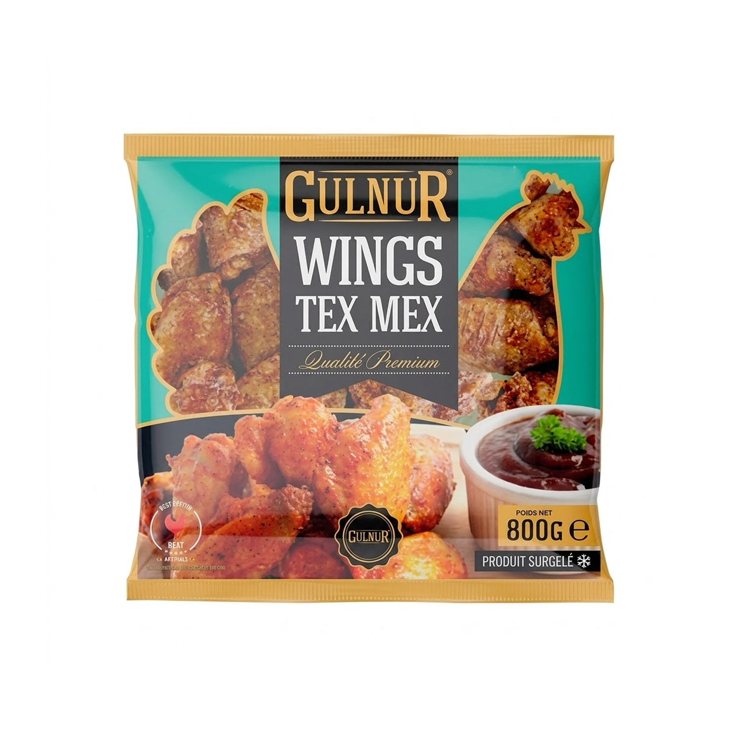 Gulnur Wings Tex Mex 800gr. (S)